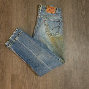 Vintage 2000 Levi 517s. Very cool distressing and fade pattern